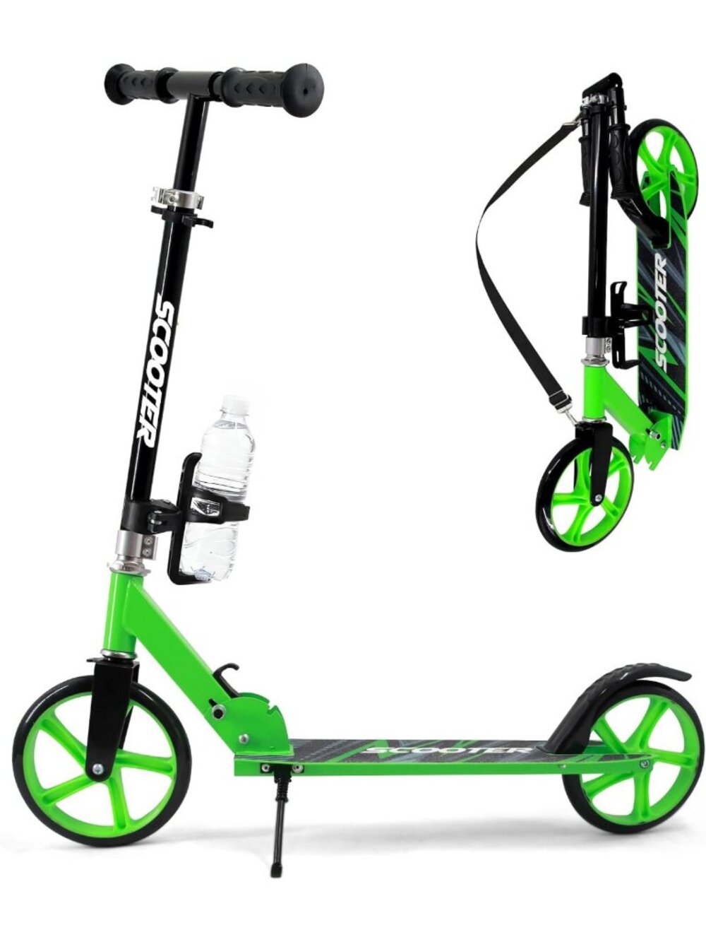 Foldable Kick Scooter for Kids & Teens, 240 LBS Max Load, 8-Inch Wheels